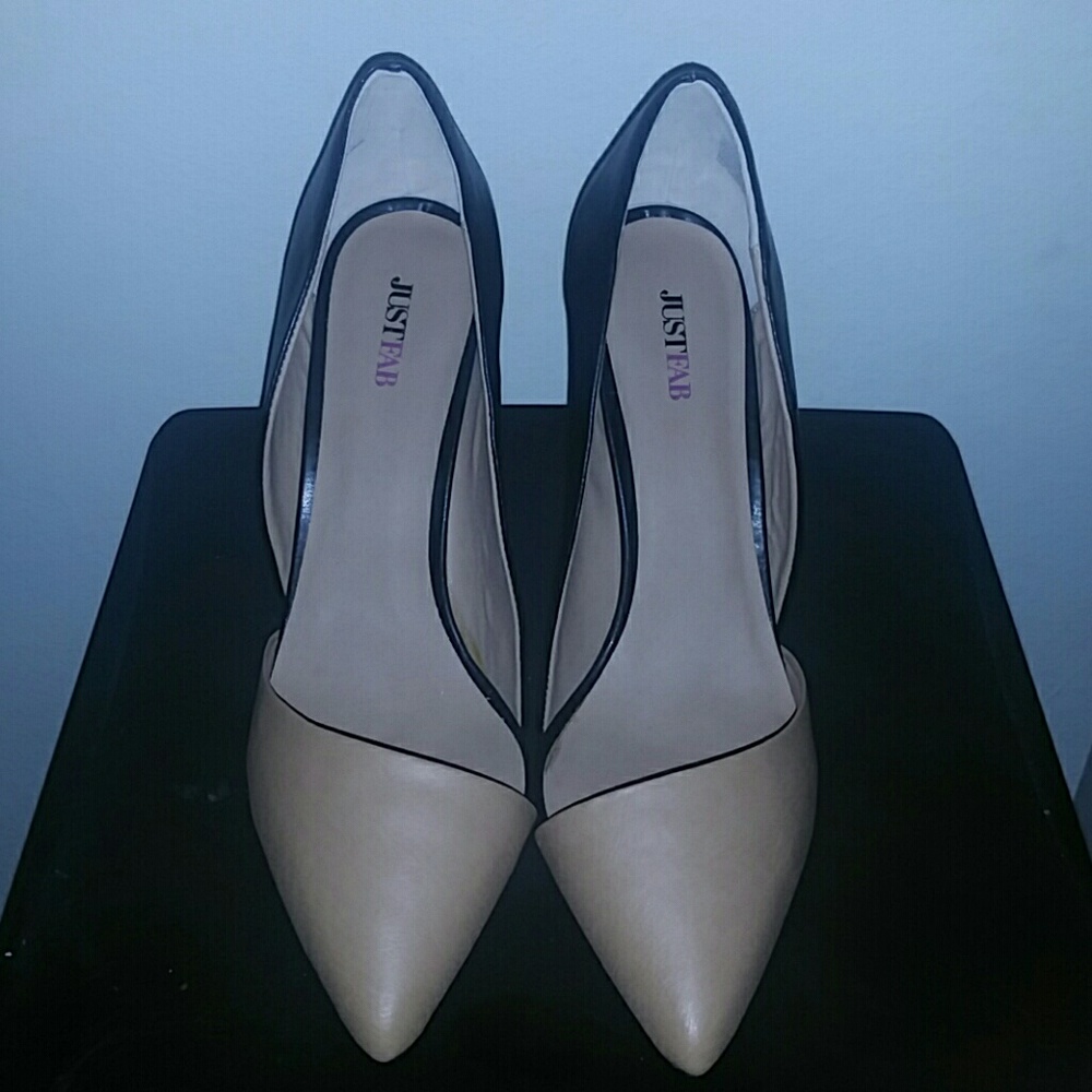 JustFab Nude Gisetta Size 11